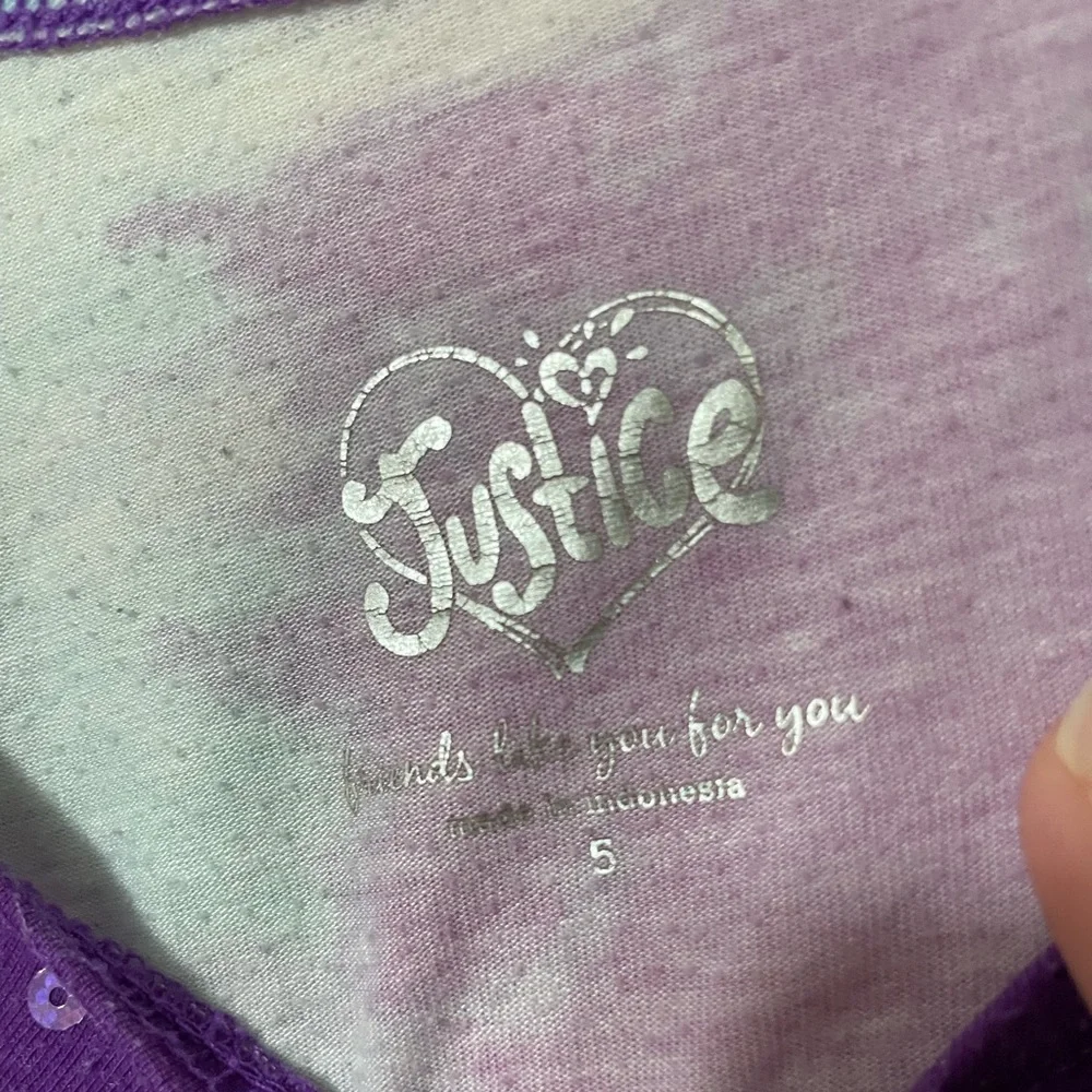 Justice girls size